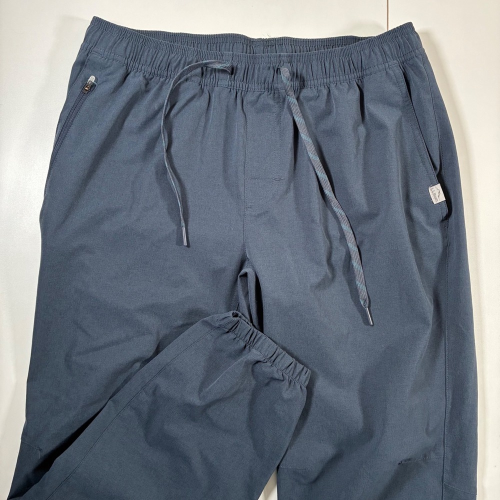 L.L.Bean Multisport Joggers Medium Blue Elastic Waist Tech Pants 5105767